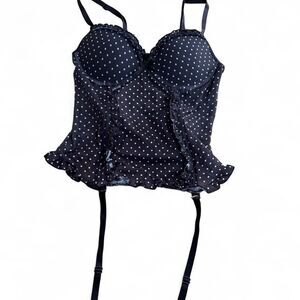 Coquette Polka Dot Corset Top